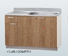 クリナップ　セパレートキッチン　すみれシリーズ　流し台　右シンク
