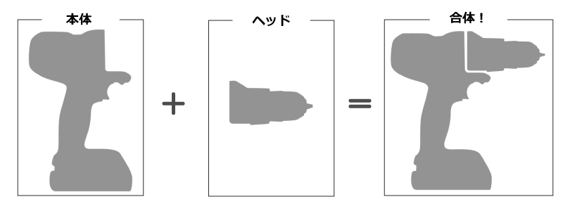 本体とヘッドそれぞれのレンタルが可能