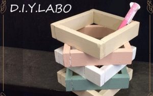 夏休みの工作に簡単DIY♪木工ボンドだけでペンシルスタンドをつくろう！