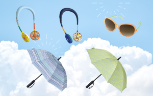 お墓参りは、ハンディファンや扇風機付き日傘で暑さ対策を万全に！
